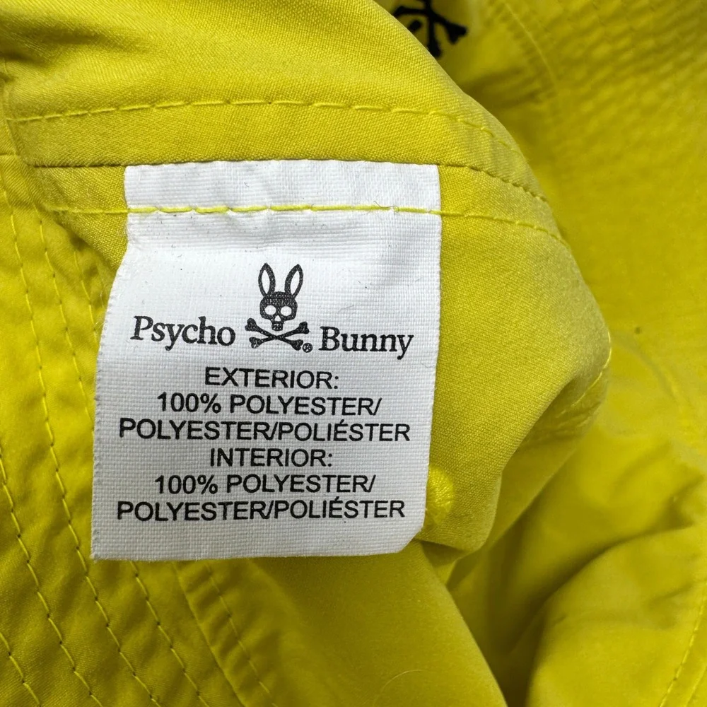 Psycho Bunny Mens Blue Yellow Tie Dye Bucket Hat B6A326W1HT